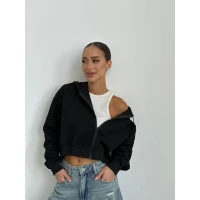 Базовое женское зип худи 191 (106)