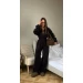 Women's warm reversible fleece jumpsuit (S-XL)
