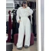 Women's warm reversible fleece jumpsuit (S-XL)