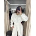 Women's warm reversible fleece jumpsuit (S-XL)