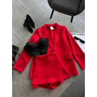 Женский классический костюм 2-ка в стиле «Old Money» Роскошный #580-2 (41)