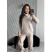 High-quality warm women's angora suit in various colors (42-52)