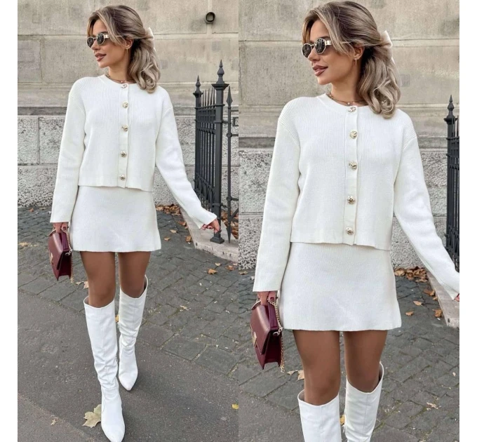 Women's angora suit