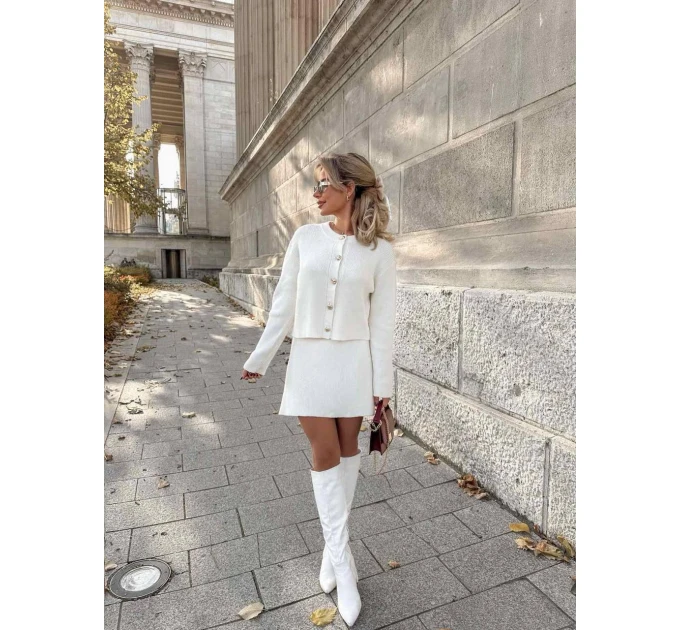 Women's angora suit