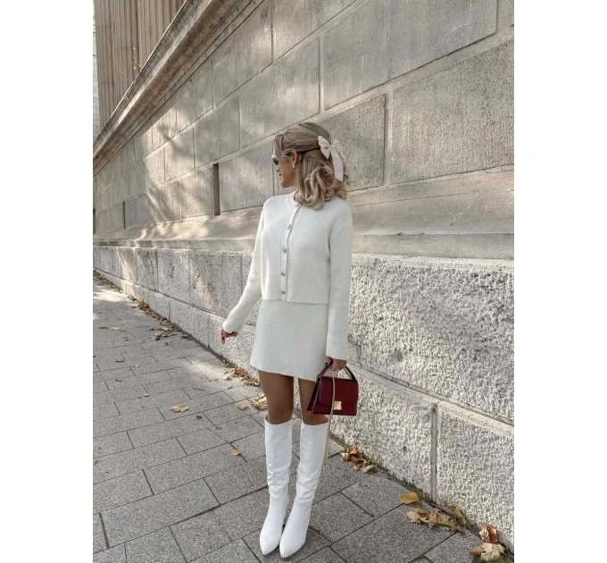 Women's angora suit