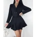 Unrealistically stylish trendy women's business suit two-piece jacket + skirt-shorts (various colors)