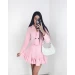 Unrealistically stylish trendy women's business suit two-piece jacket + skirt-shorts (various colors)