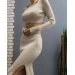 Women's ribbed two-piece suit in various colors