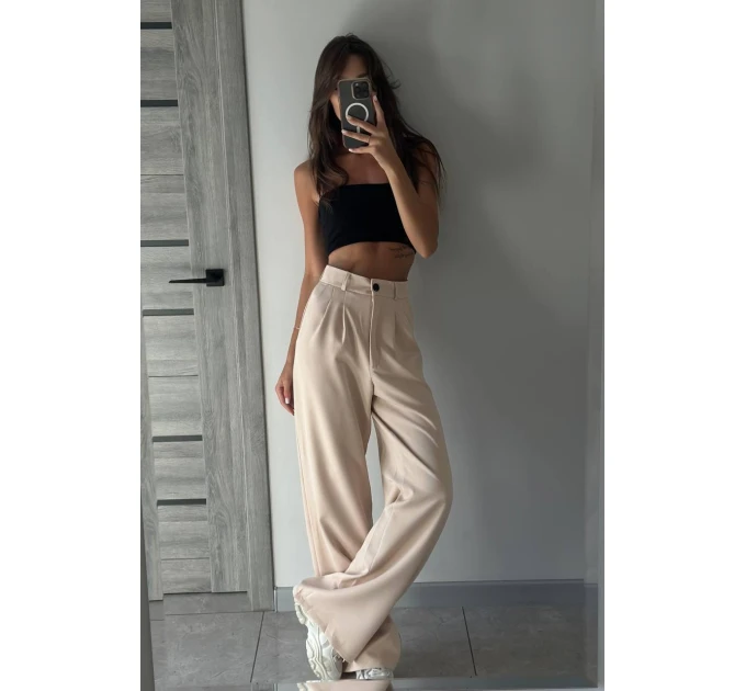 Жіночі брюки палаццо в різних кольорах