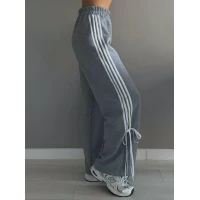 Стильные спортивные женские штаны Палаццо 027-1 (27)