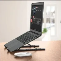 Раздвижная подставка для планшета и ноутбука P1 23х15х16 см Multi Position foldable notebook POST2315