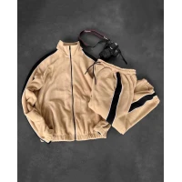 Спортивний чоловічий костюм з турецького флісу (48-52) 458-2 (100)