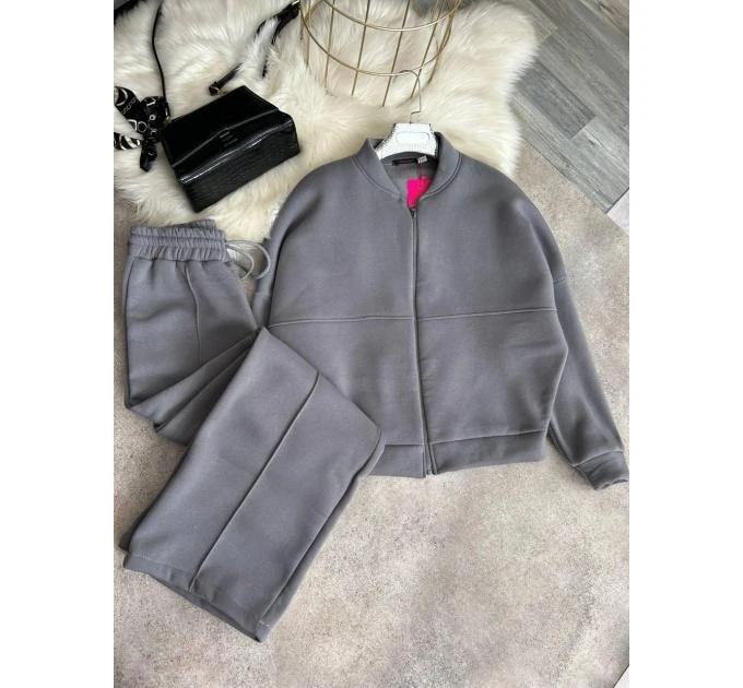 Жіночий спортивний костюм двійка в стилі ZARA ХІТ-продажу в різних кольорах (42-52)