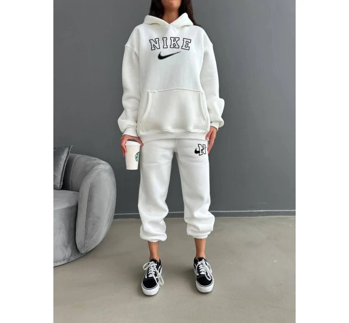 Женский спортивный костюм NIKE (42-48) на флисе в разных цветах