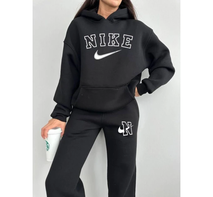Женский спортивный костюм NIKE (42-48) на флисе в разных цветах