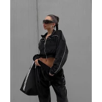 Стильный женский спортивный костюм из велюра 0210-1 (24)