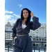 Comfortable spring women's corduroy tracksuit in various colors (Sizes 42-52)