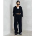 Comfortable spring women's corduroy tracksuit in various colors (Sizes 42-52)