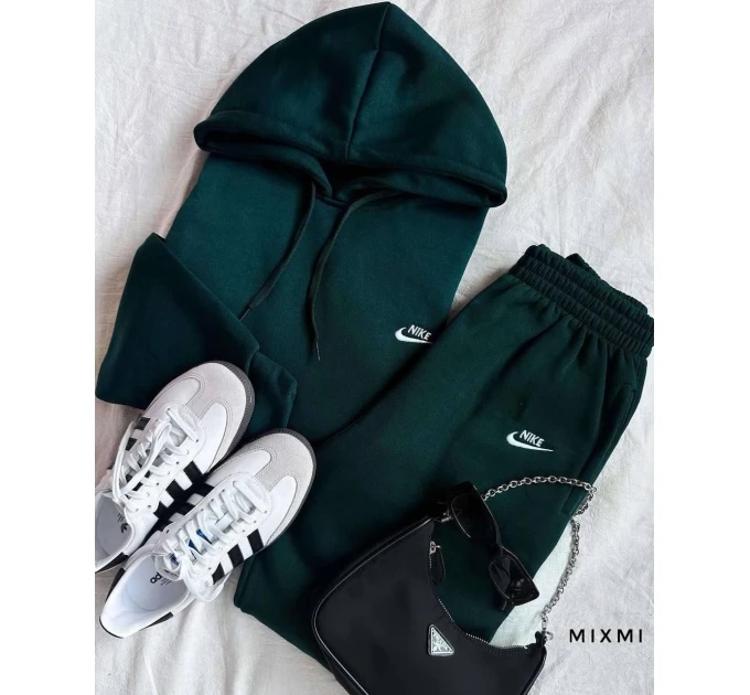 Женский спортивный костюм NIKE (42-54) на флисе в разных цветах