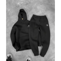 Спортивный мужской костюм двойка на флисе в различных цветах 1712-1 (56)