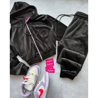 Стильный женский спортивный велюровый костюм в разных цветах (Размеры Xs-L) 354 (49)