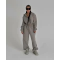 Stylish women's loose-fitting tracksuit in various colors
