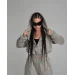 Stylish women's loose-fitting tracksuit in various colors