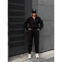 The most comfortable fleece women's tracksuit (42-52) for cozy autumn and winter 011-2 (54)