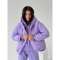 Стильный теплый женский костюм тройка Куртка + Костюм в разных цветах 863-1 (90)