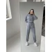 Стильний жіночий спортивний костюм NIKE двонитка (худі+джогери)