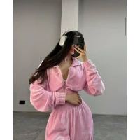 Женский велюровый спортивный костюм женский велюровый 4092-1 (25)