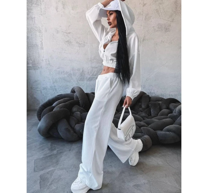 Stylish and comfortable women's corduroy tracksuit in various colors (S-XL)