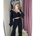 Stylish and comfortable women's corduroy tracksuit in various colors (S-XL)