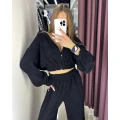 Stylish and comfortable women's corduroy tracksuit in various colors (S-XL)