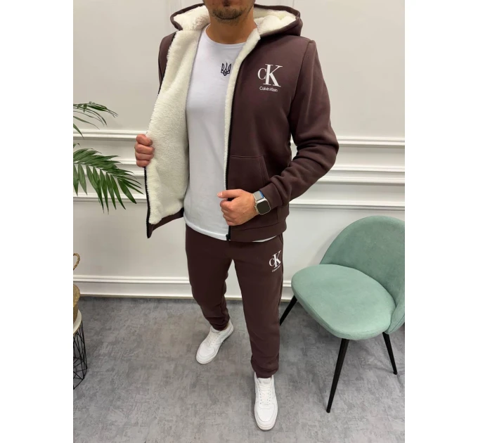 Men's sports suit two-piece on Fleece + Fur (48-54)