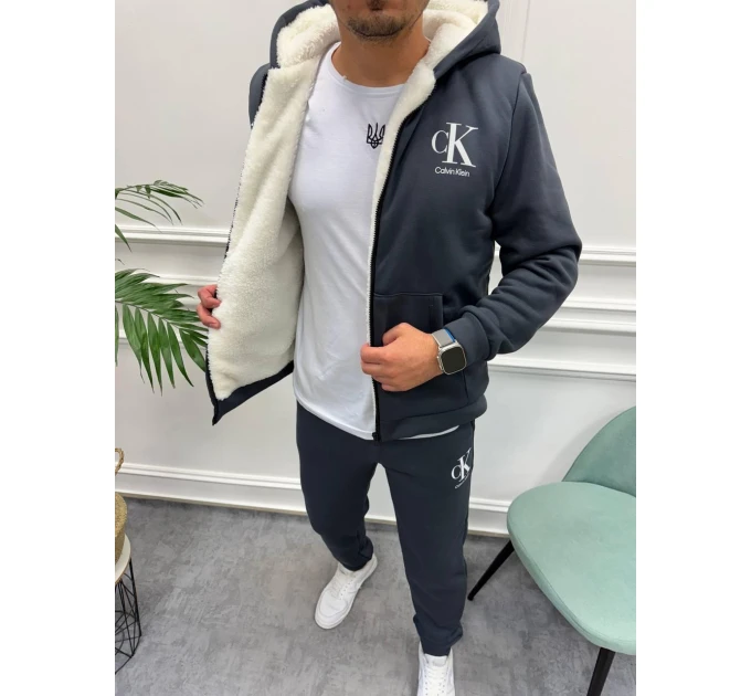 Men's sports suit two-piece on Fleece + Fur (48-54)