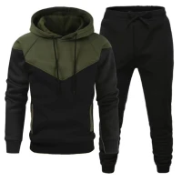 Стильный спортивный мужской костюм на флисе (48-54) 1676-1 (56)