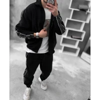 Спортивный мужской костюм из турецкого флиса (48-52) 458-1 (100)