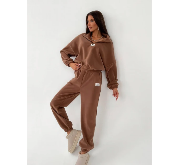 Soft, lightweight women's fleece tracksuit