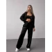 Trendy velour women's tracksuit, two-piece, large color palette