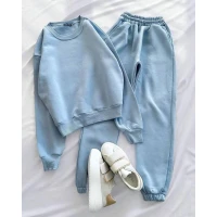 Весенний женский спортивный костюм двойка без утепления (Размеры 42-52) 212-2 (106)