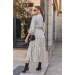 Women's silk dress, very stylish and elegant model (available in large sizes 42-54)