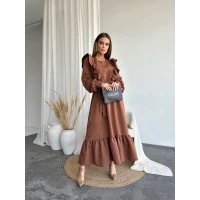 Невероятно красивое женское платье миди в разных цветах 108-1 (62)