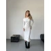 Women's dress with ties on the back in different colors