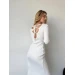 Women's dress with ties on the back in different colors