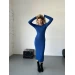 Women's dress with ties on the back in different colors