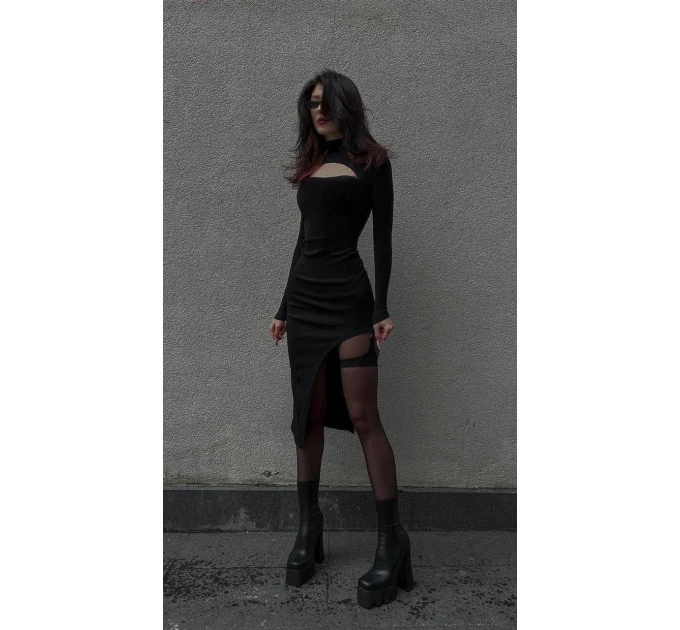 Стильное женское платье которое не оставит тебя без внимания