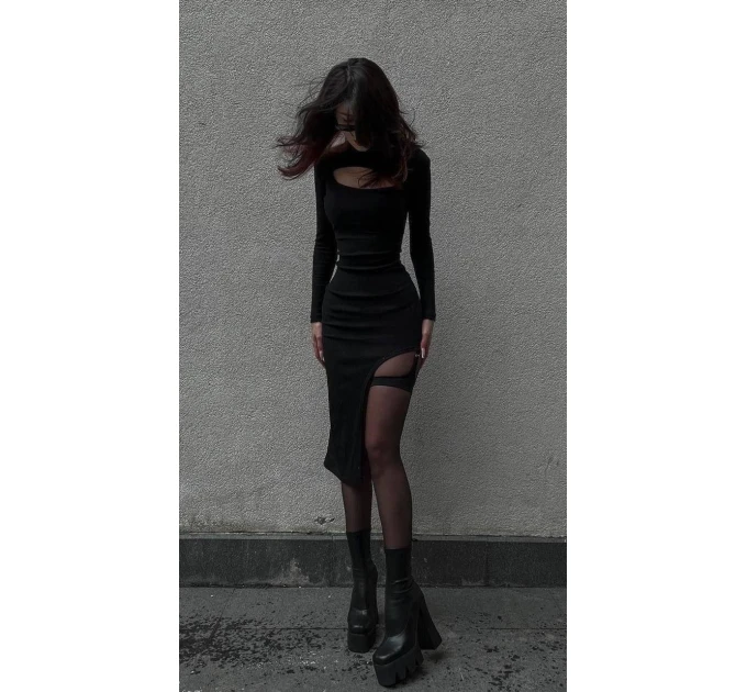 Стильное женское платье которое не оставит тебя без внимания