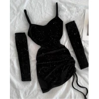 The perfect festive women's dress with sequins 554 (40)