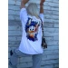 Женская футболка oversize "Donald Duck" ТУРЕЧЧИНА 95% хлопок